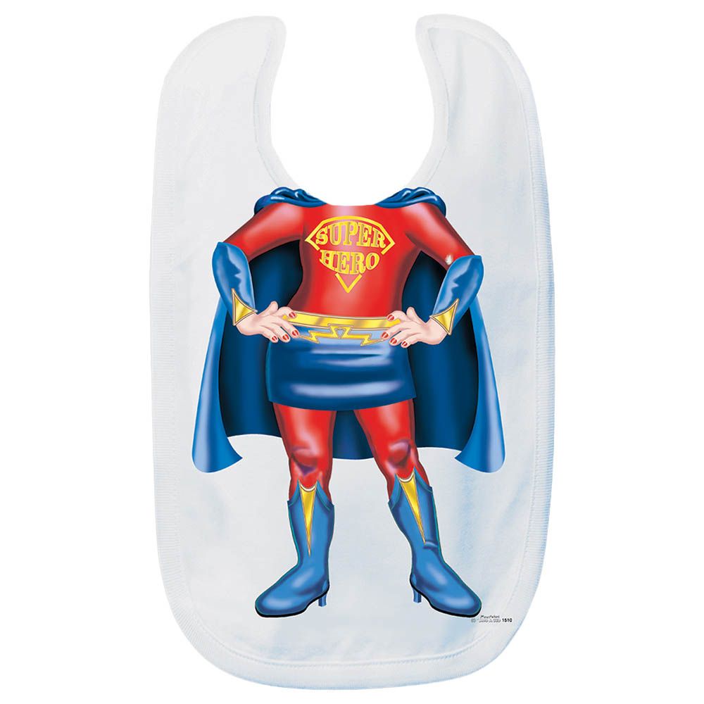 Just Add A Kid - Super Girl Printed Bib