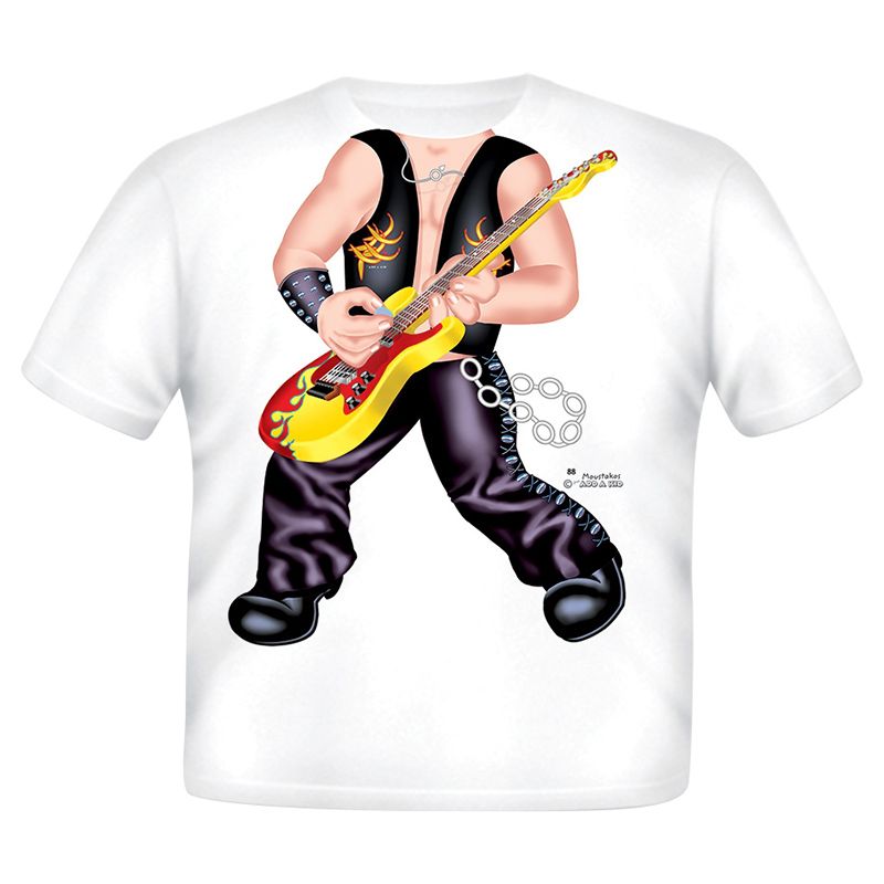 Just Add A Kid - Rock Star Printed T- Shirt