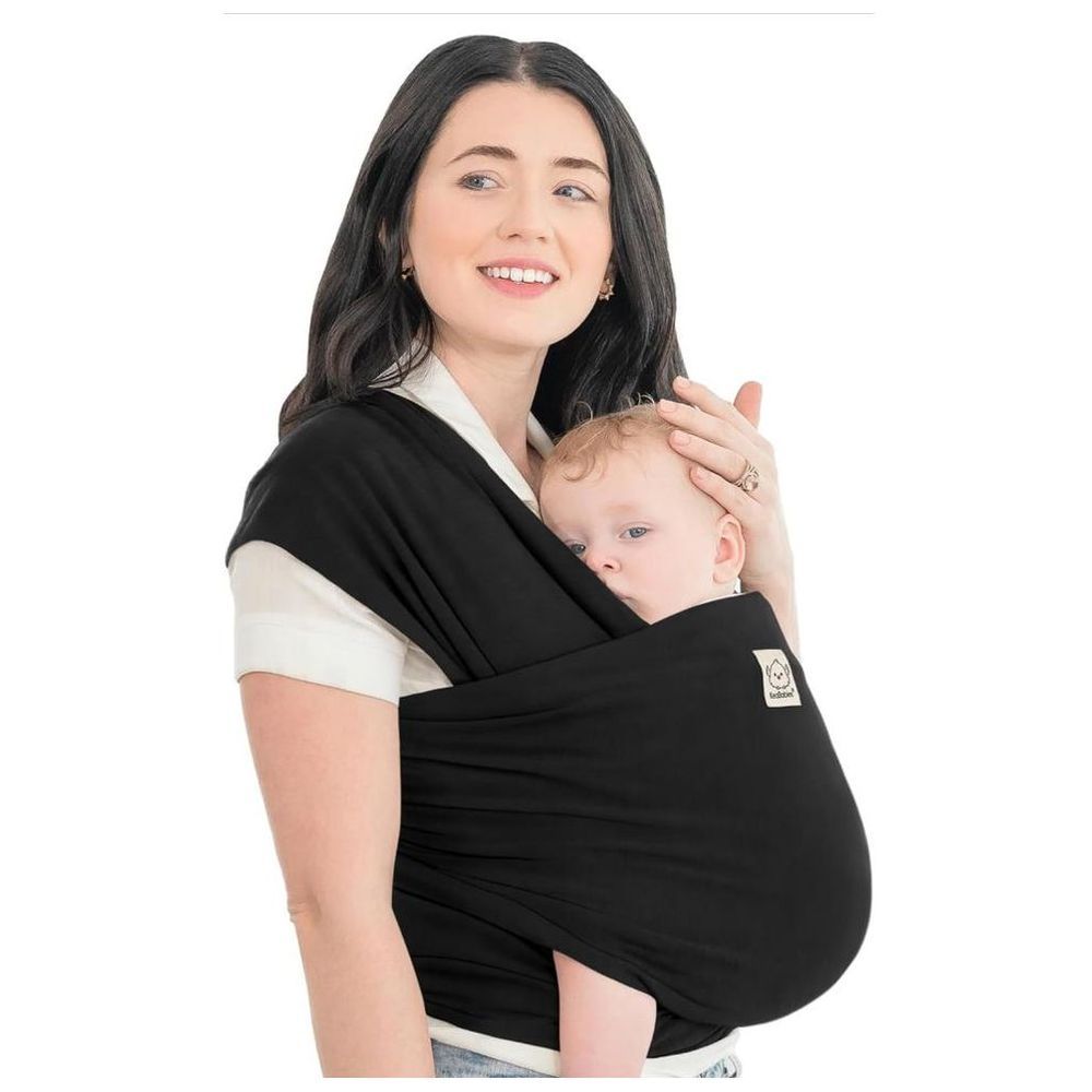 Keababies - Baby Wrap Carrier - Trendy Black