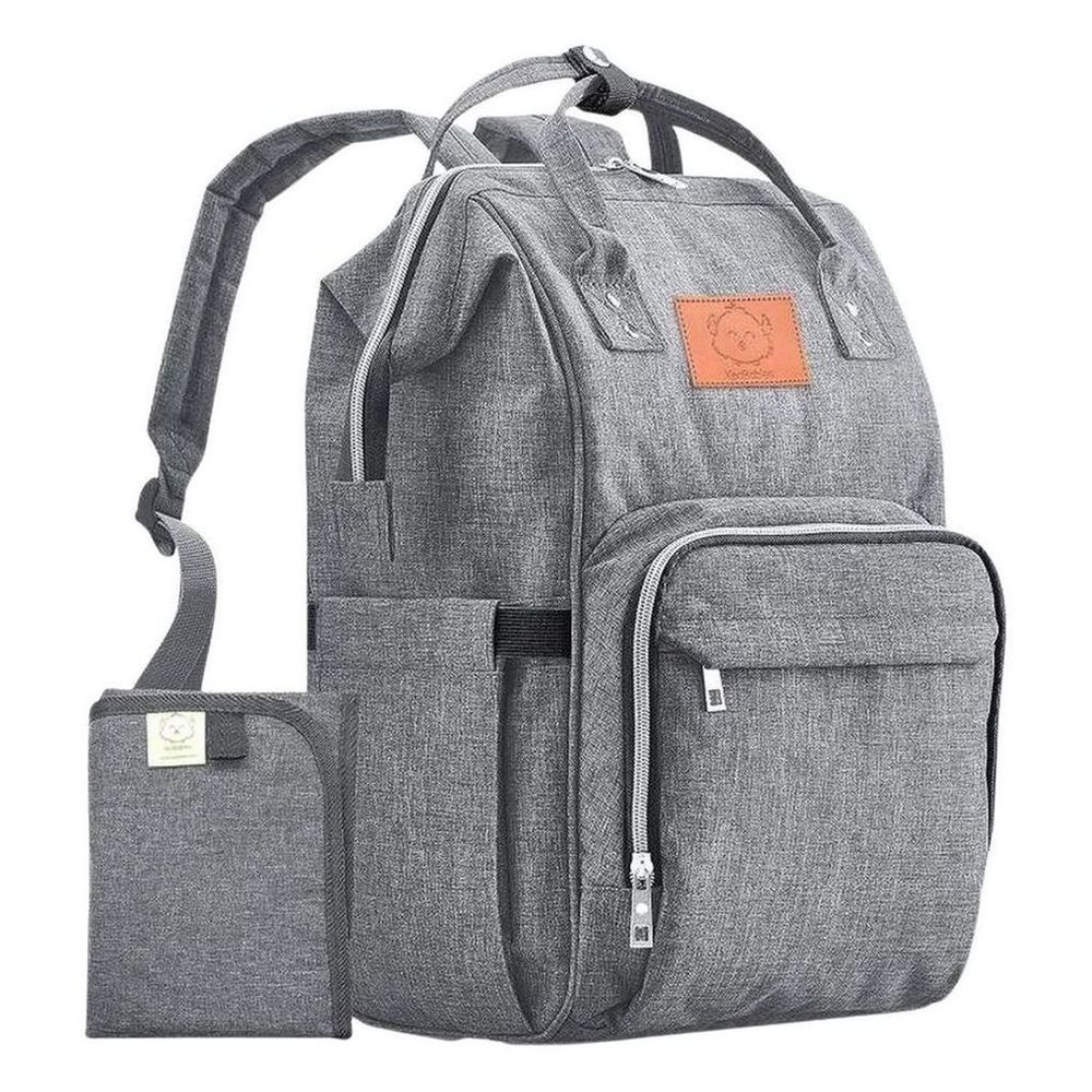 Keababies - Original Diaper Backpack - Classic Grey