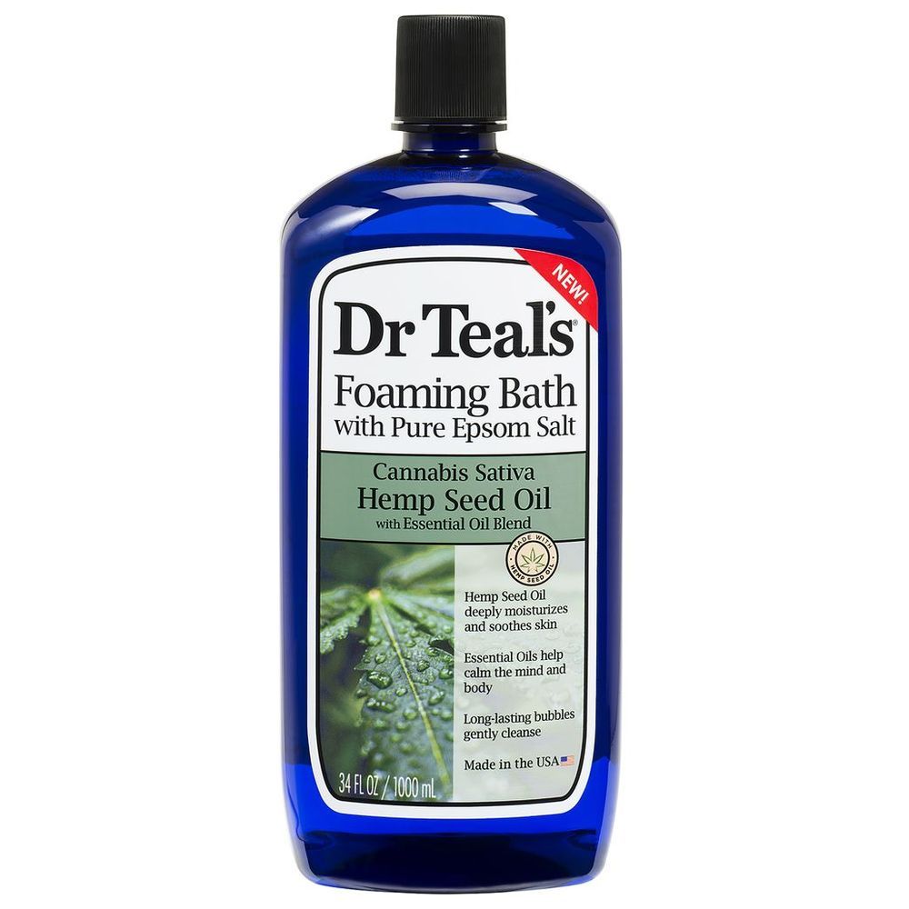 Dr Teal'S - Foaming Bath Cannabis Sativa Hemp Seed Oil - 1000ml