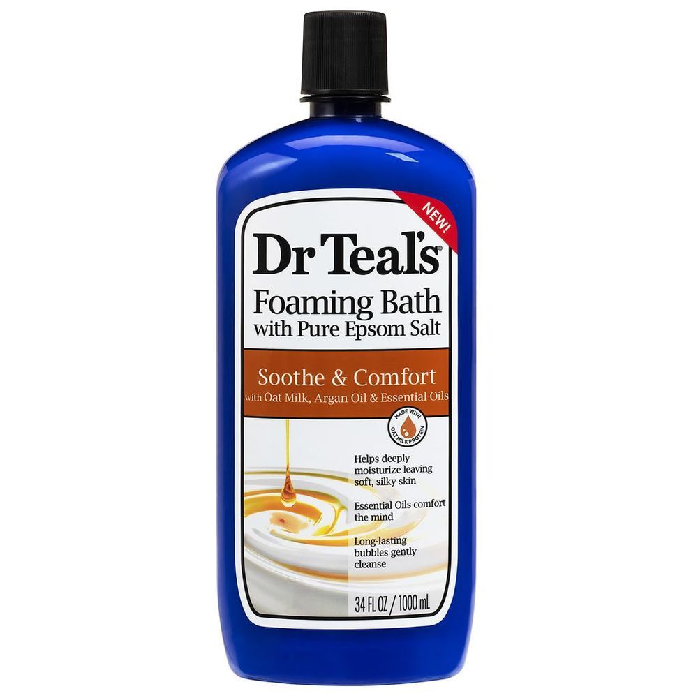 Dr Teal's - Foaming Bath With Epsom Salt Oat Milk & Argan Oil - 1000ml