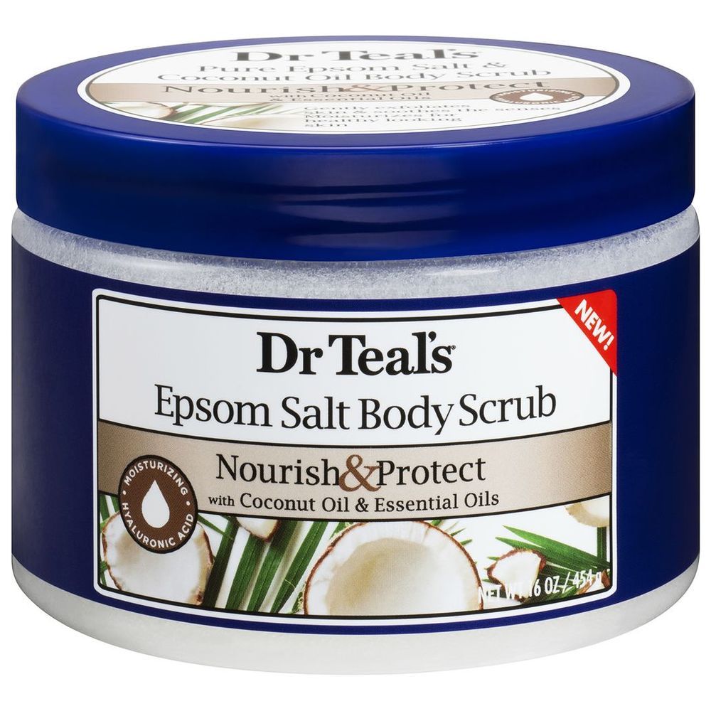 Dr Teal's - Epsom Salt Body Scrub Coconut Oil - 454g