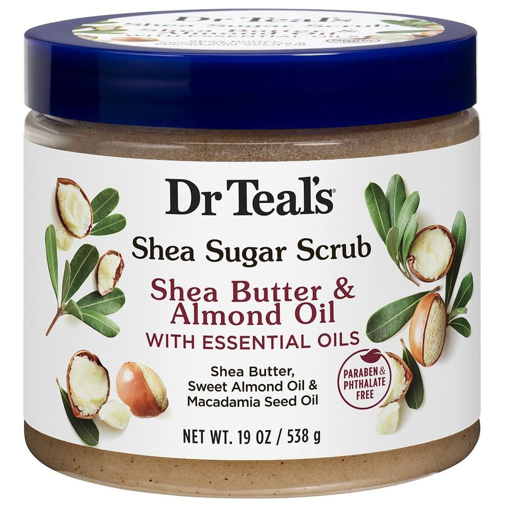 Dr Teal's - Shea Sugar Body Scrub Shea Butter & Almond Oil - 538g