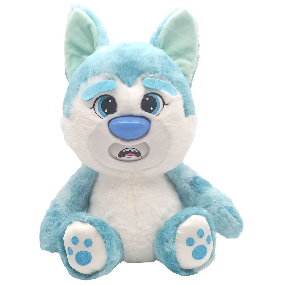 Plushkins - Wolfie Plush Toy - Blue