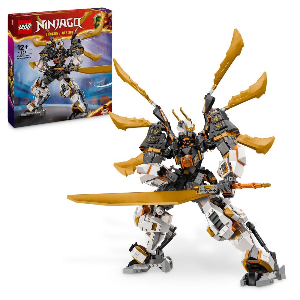 Lego - Cole's Titan Dragon Mech Toy - 1055pcs