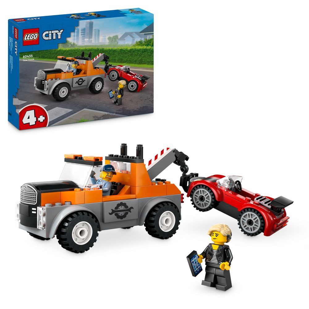 Lego - City Tow Truck And Sports Car Repair Building Toy Set - 101pcs