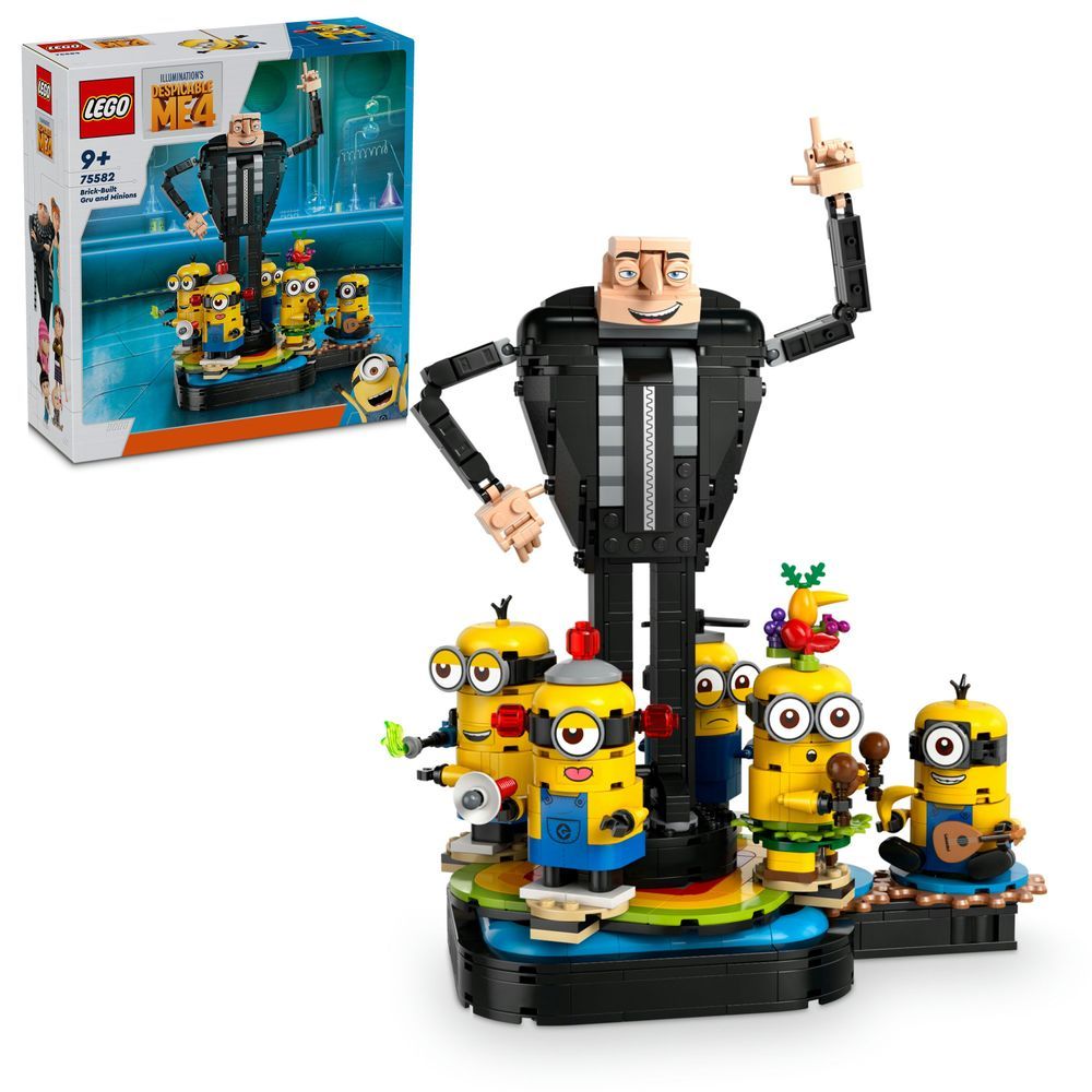 Lego - Brick-Built Gru And Minions Playset - 839pcs