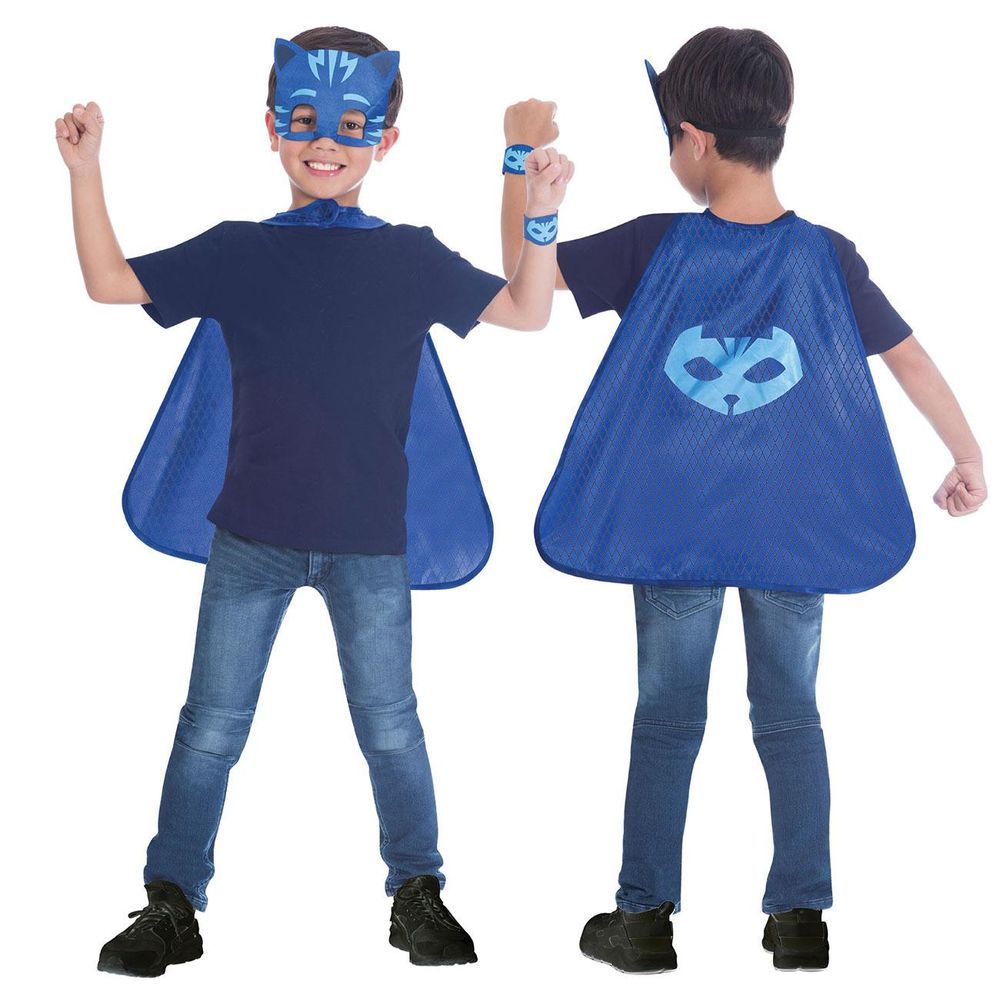 Party Centre - Childrens PJ Mask Catboy Cape Set Costume