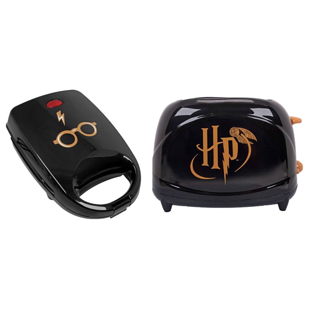 Uncanny Brands - Harry Potter Toaster & Sandwich Maker - Black