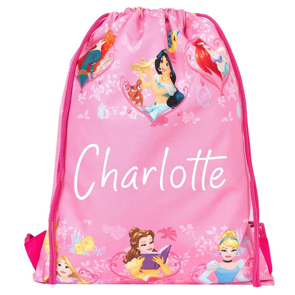 Fringoo - Personalized Drawstring Bag - Disney Princess - 16-inch