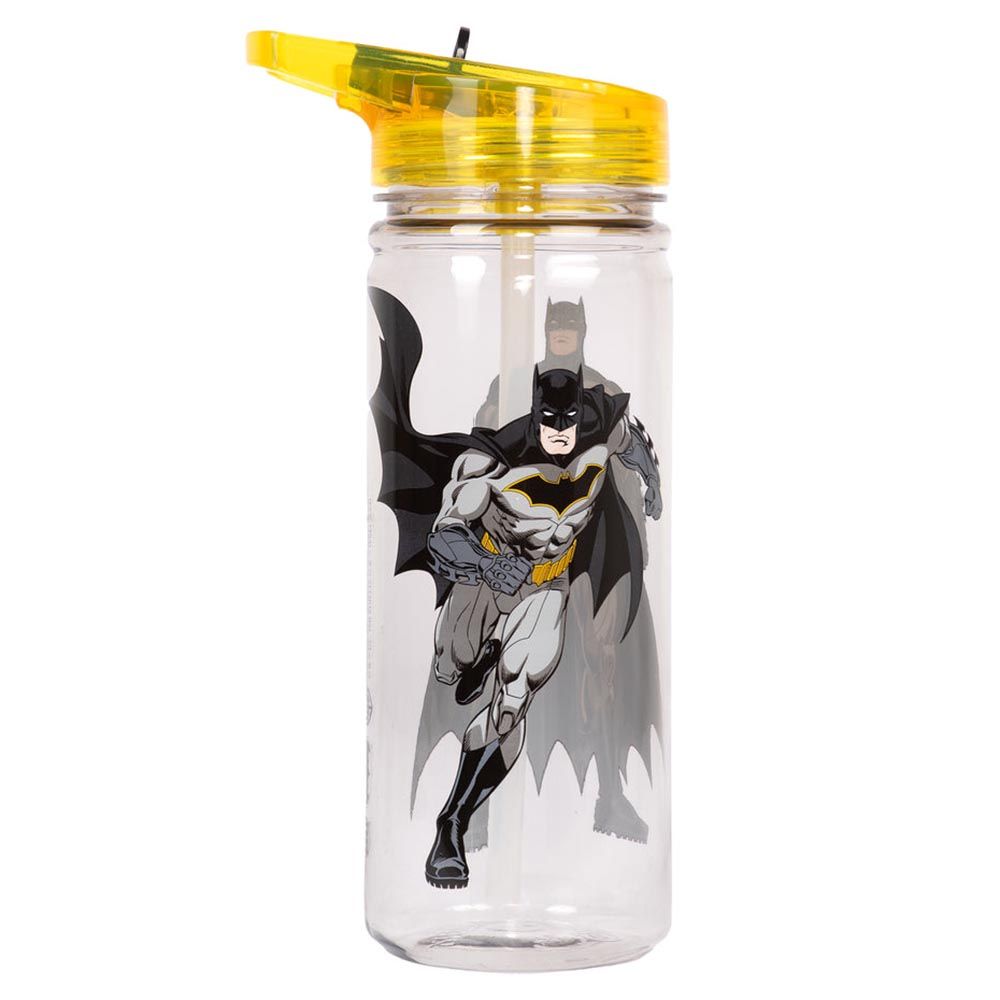 Fringoo - Plastic Bottle w/ Straw - Batman - 580 ml