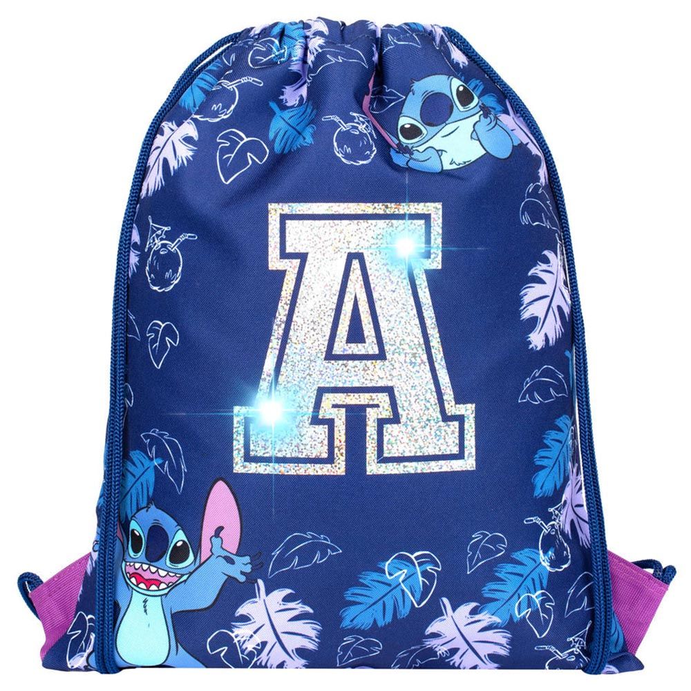 Fringoo - Personalized Drawstring Bag - Stitch - 16-inch