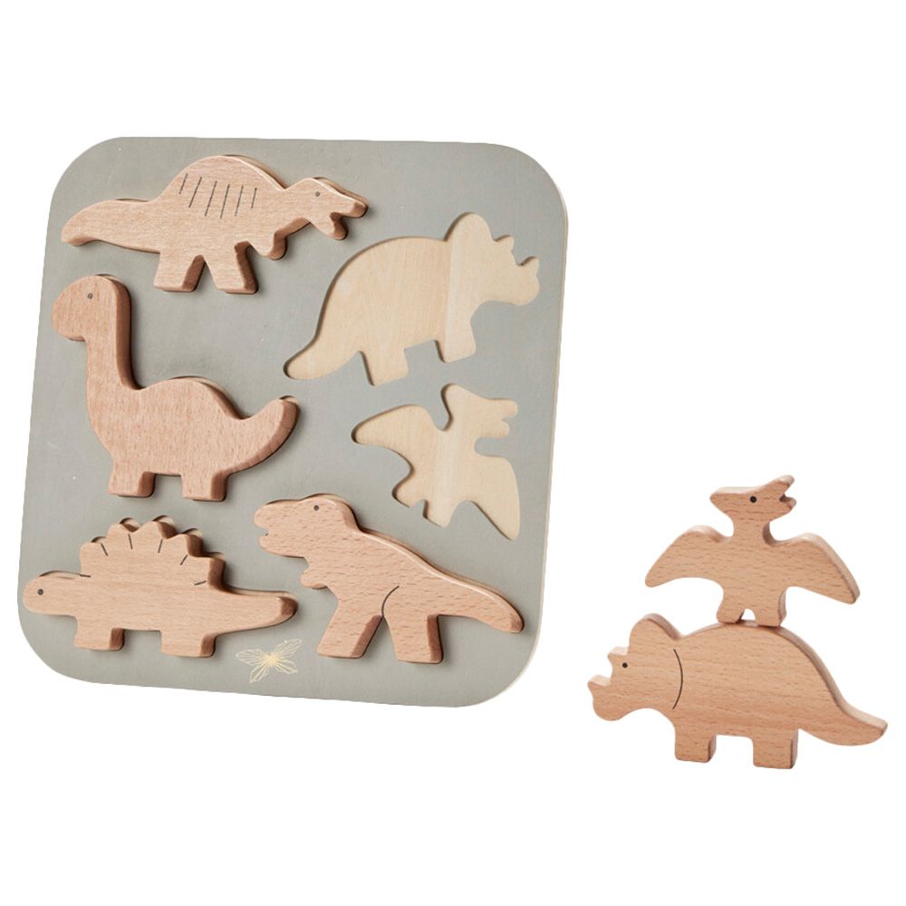 By Astrup - Wooden Jigsaw Puzzle - Dinosaur