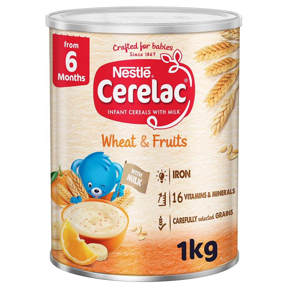 Cerelac - Nestle Infant Cereal - Wheat & Fruits - 1 Kg