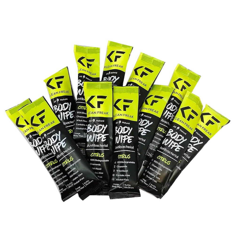 Klean Freak - Body Wipes - Citrus - 12 Pcs