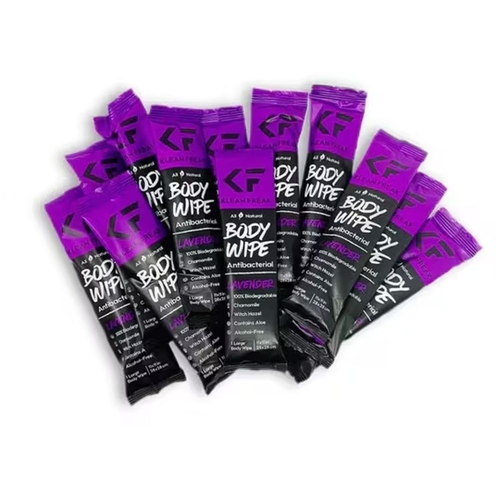 Klean Freak - Body Wipes - Lavender - 100 Pcs