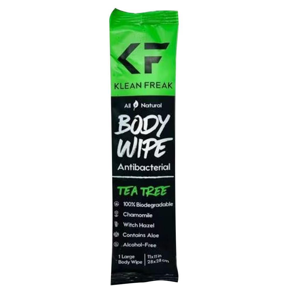 Klean Freak - Body Wipes - Tea Tree - 100 Pcs