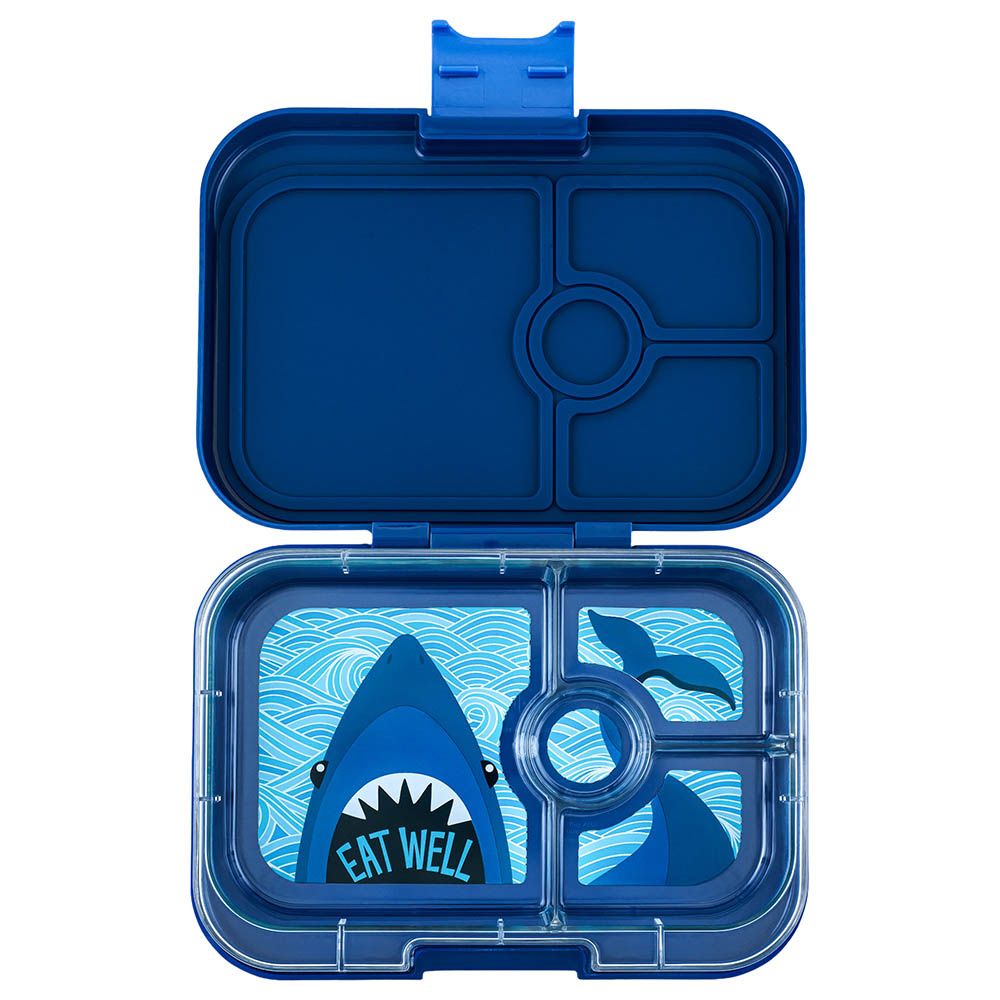 Yumbox - Shark 4 Compartments Lunch Box - Monte Carlo Blue