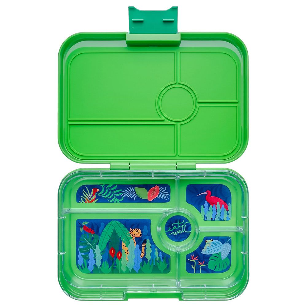 Yumbox - Jungle Tapas 5 Compartments Lunch Box - Jurassic Green