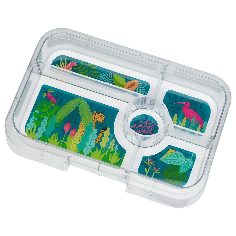 Yumbox - Jungle Pastel Tapas 5 Compartments Tray