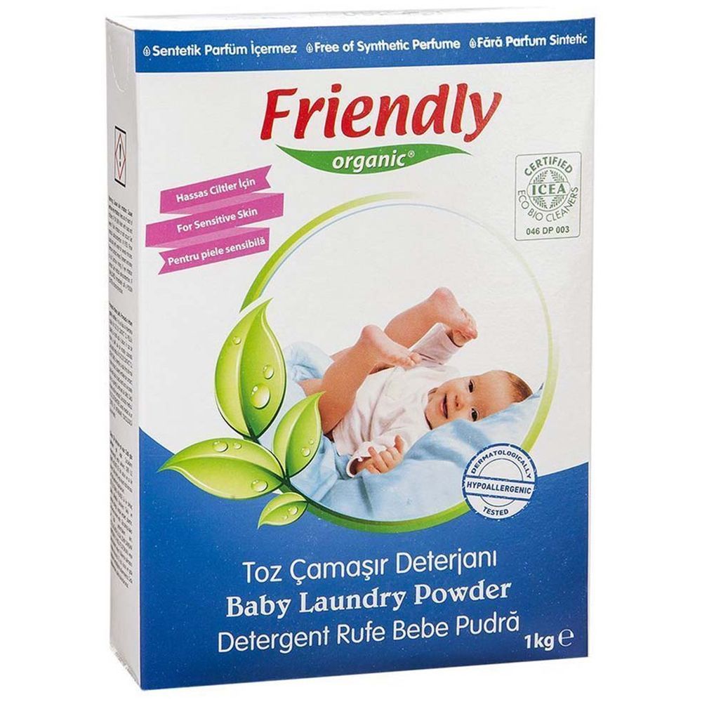 Friendly Organic - Baby Laundry Detergent Powder - 1 kg