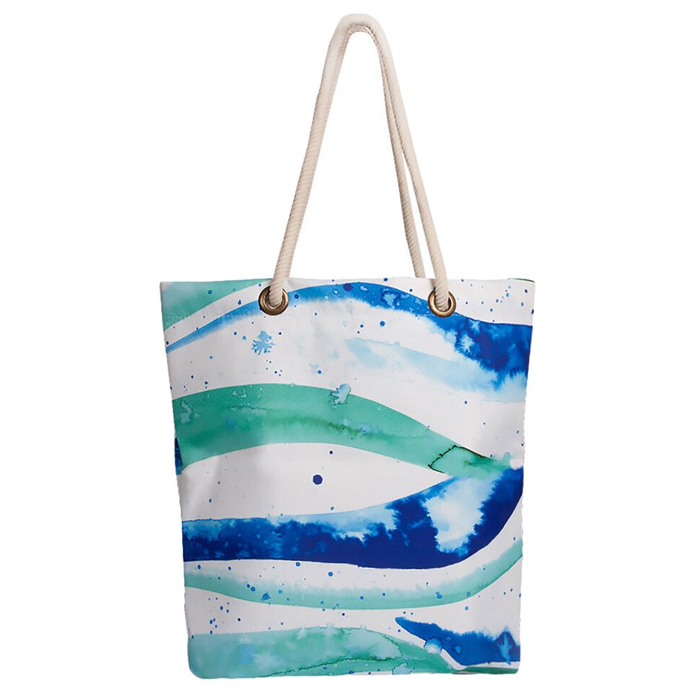 Anemoss - Wave Beach Bag - White