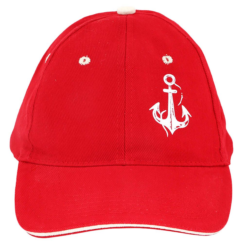 Anemoss - Anchor Detail Cap - Red