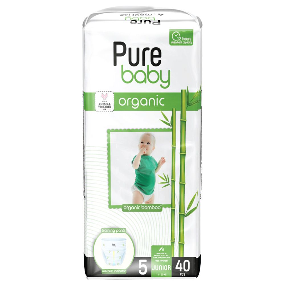 Purebaby - Organic Bamboo Pull Up Pants - 11-20 Kg - S5 - 40pcs