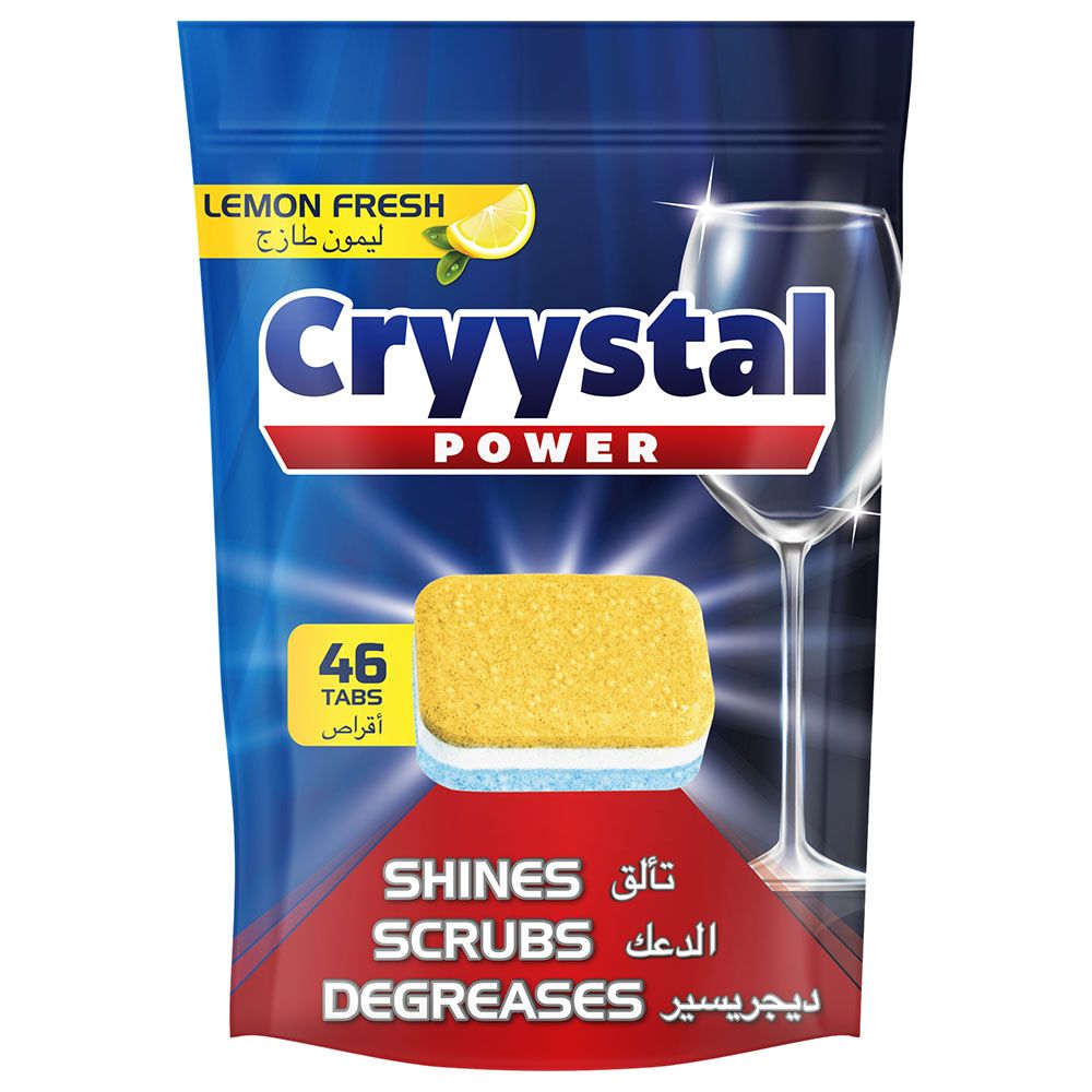 Cryystal Power - Dishwasher Tablets - Pack of 46