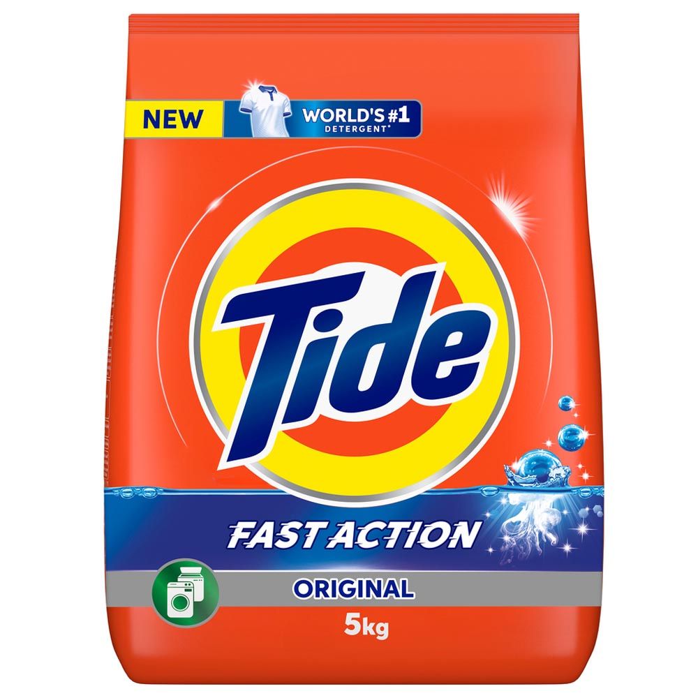 Tide - Fast Action Original Laundry Detergent Powder - 5 Kg