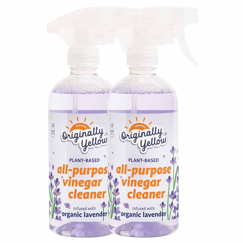 Originally Yellow - All-Purpose Vinegar Cleaner Spray - Lavender - 470 ml - Pack of 2