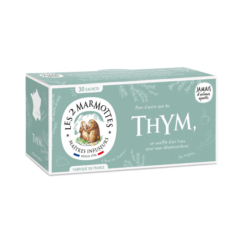 Les 2 Marmottes - Thyme Infusion Sachets - 30's