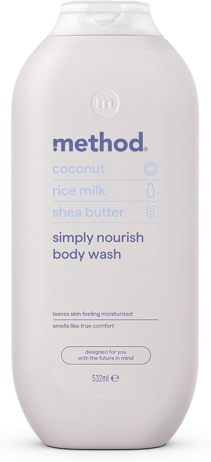 Method - Simply Nourish Body Wash Shower Gel - Coconut/Rice Milk/Shea Butter - 532ml