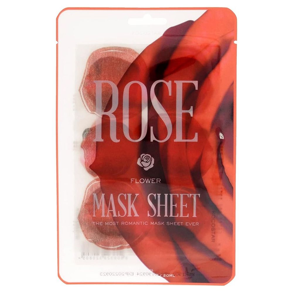 Kocostar - Rose Flower Facial Sheet Mask - 15 ml