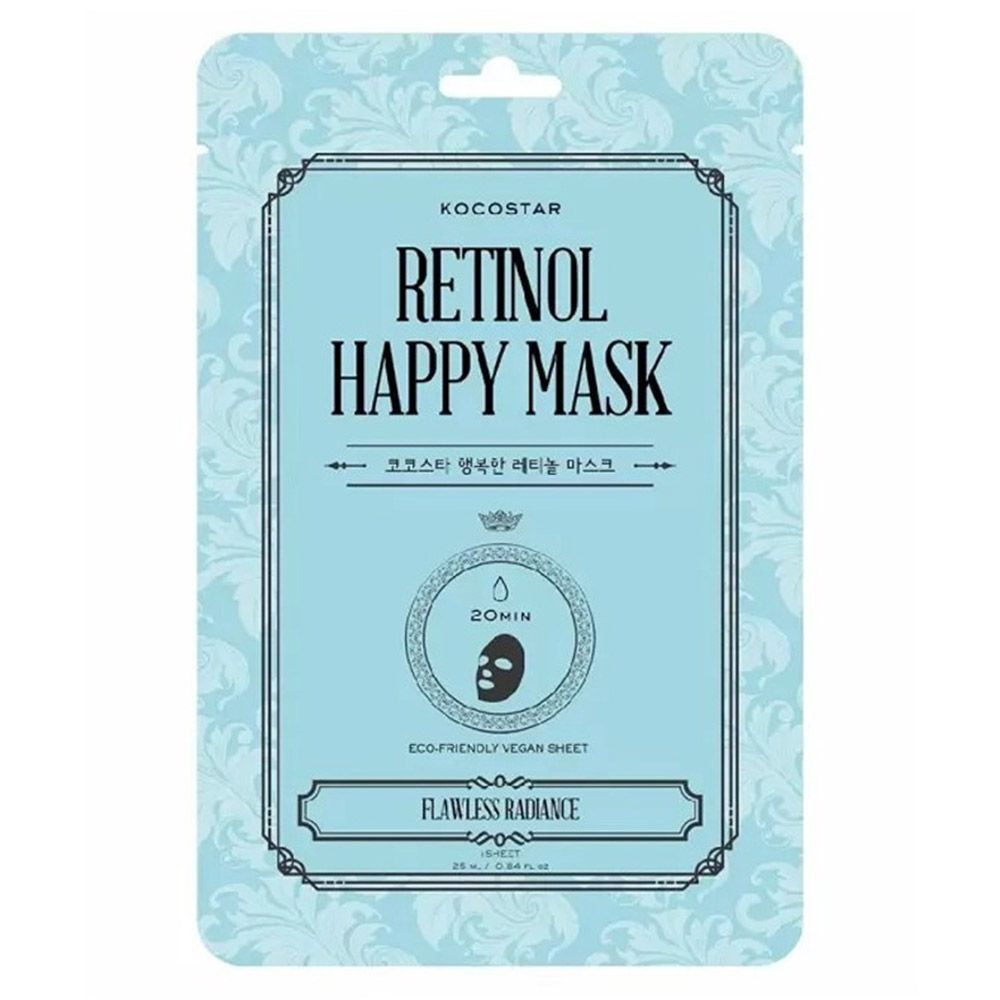 Kocostar - Retinol Happy Mask Facial Sheet - 23 ml