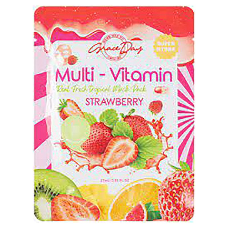 Grace Day - Multi-Vitamin Strawberry Mask Pack - 27ml 