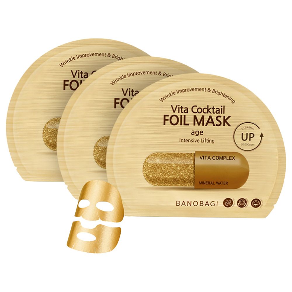 Banobagi - Vita Cocktail Foil Mask Age - 30ml - 3pcs