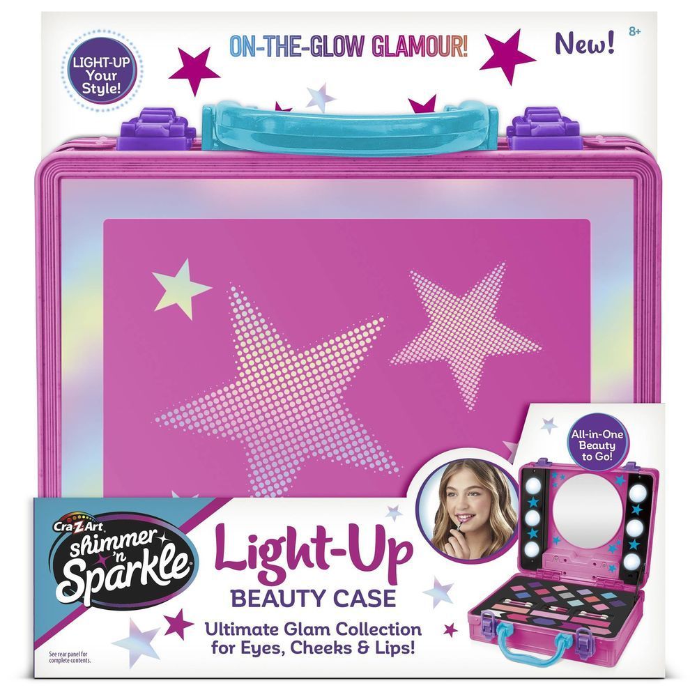 Shimmer 'N Sparkle - Light-Up Beauty Case - Pink