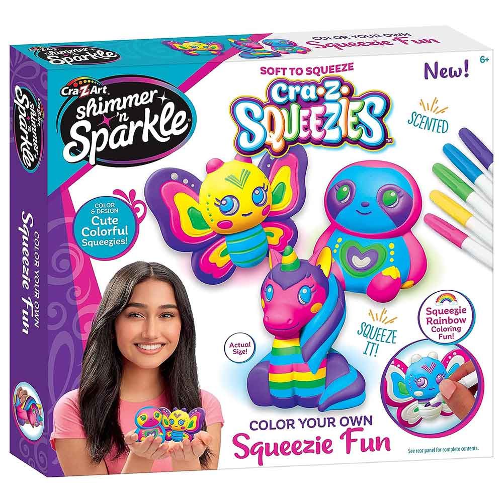 Shimmer 'N Sparkle - Color Your Own Squeezie Fun Kit