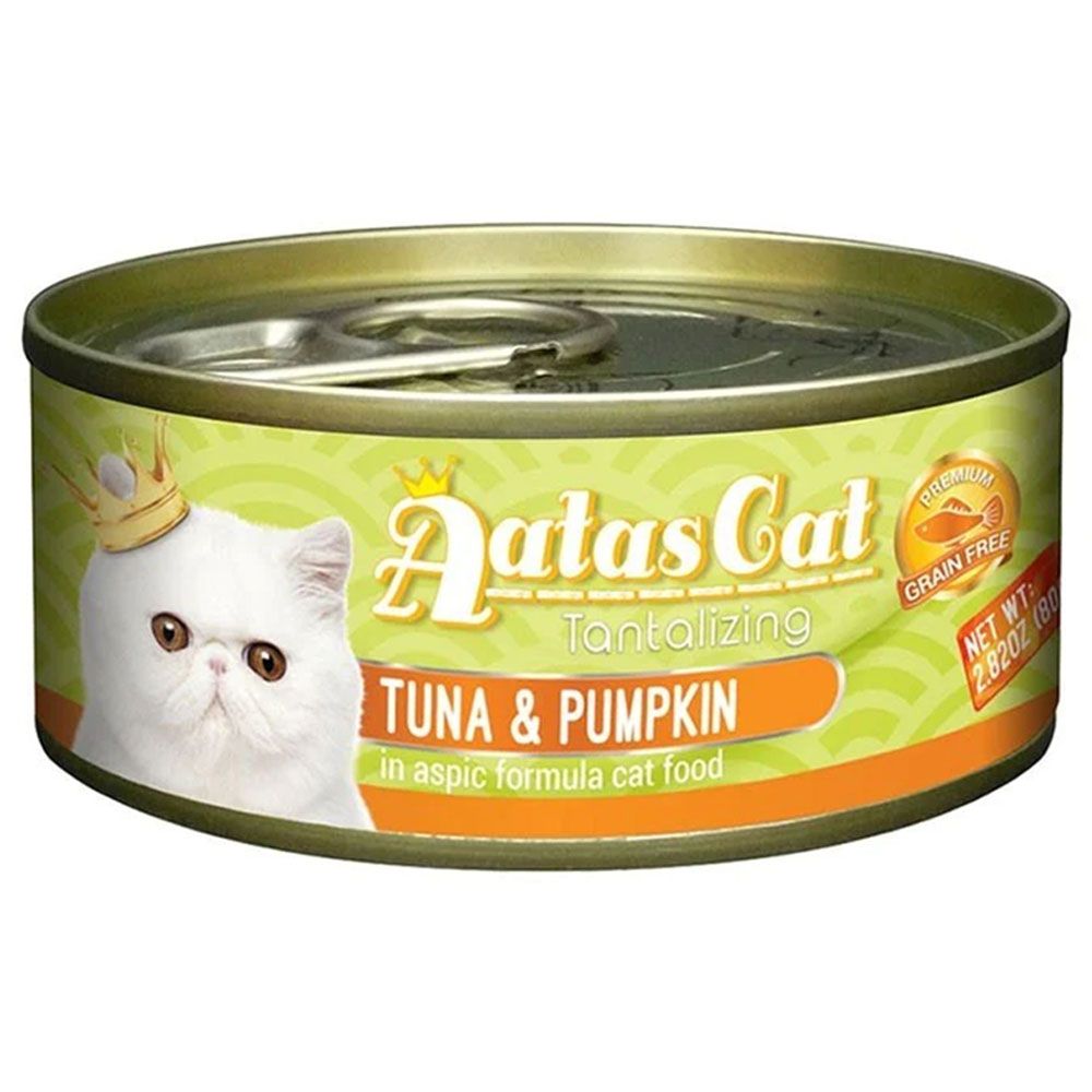 Aatas - Tuna And Pumpkin In Aspic Cat Food - 80 g - Pack of 24