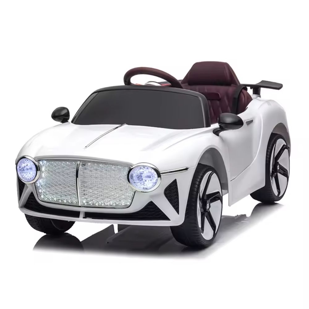 Megastar - Bentley Style Battery Operated Ride-On Car - White