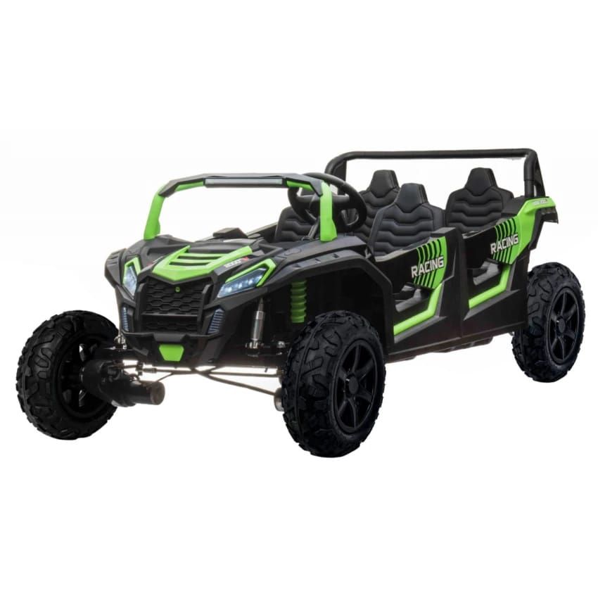 Megastar - 4 Seater Electric Dune Buggy Jeep High Speed Ride-On - 48V - Green