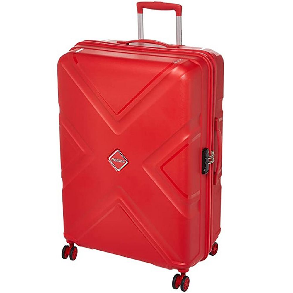 American Tourister - Kross Spinner Hard Cabin Luggage Bag - 55cm - Formula Red