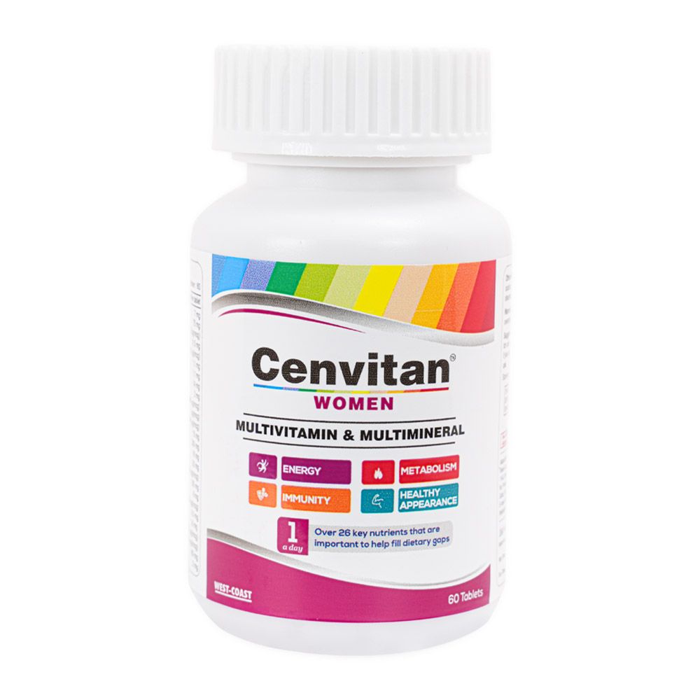 Cenvitan - Women Multi-Vitamin & Minerals Tablets - 60 Pcs