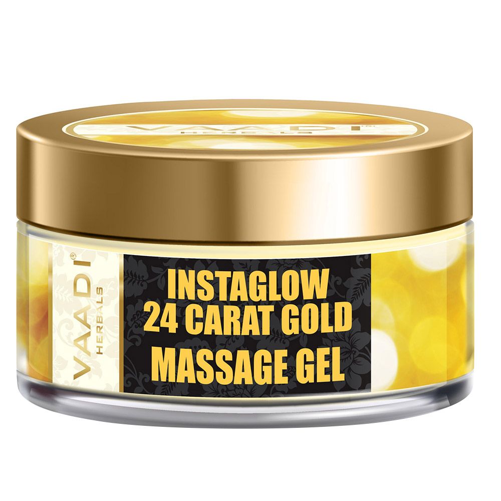 Vaadi Herbals - Instaglow 24 Carat Gold Massage Gel - 50 gm