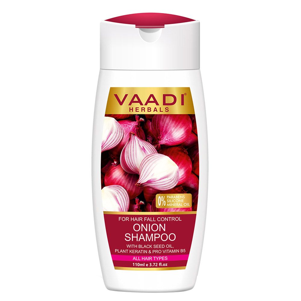 Vaadi Herbals - Onion Shampoo With Black Seed Oil - 110 ml