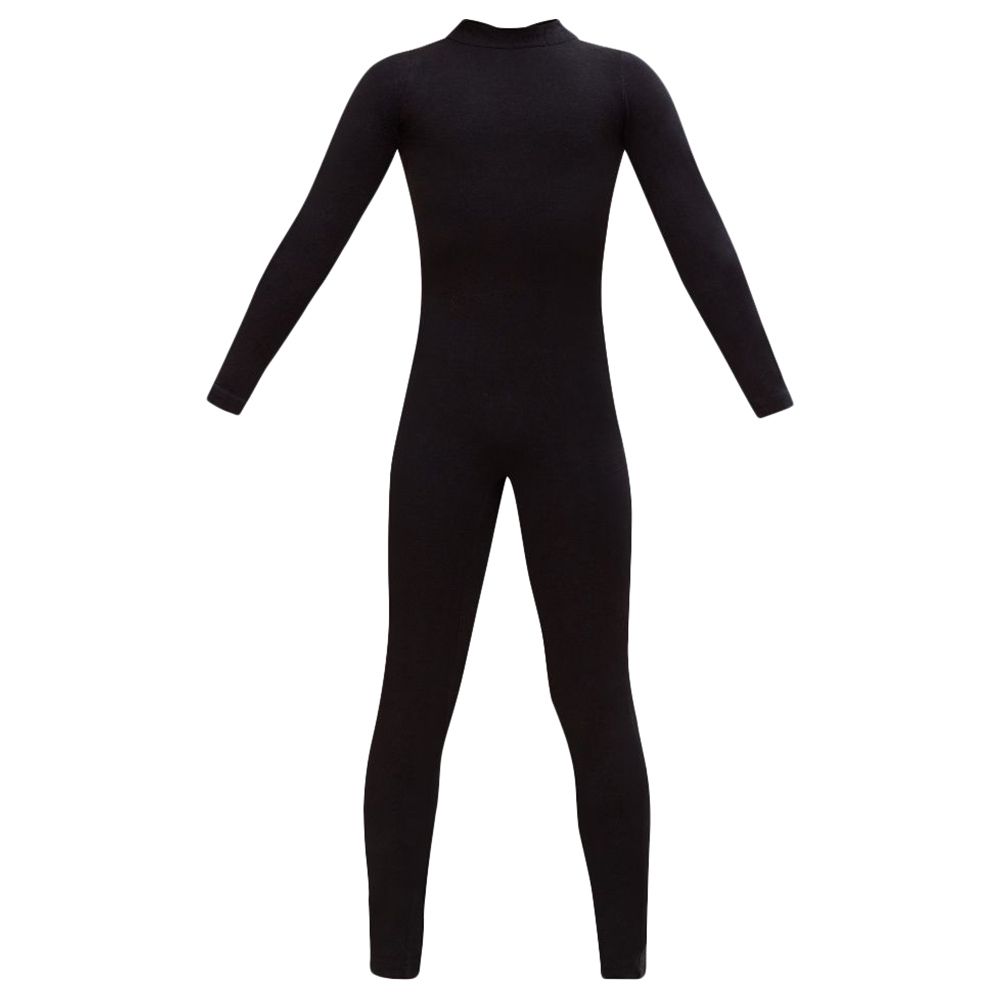 The Ido Movement - Girls Cotton Unitard - Black