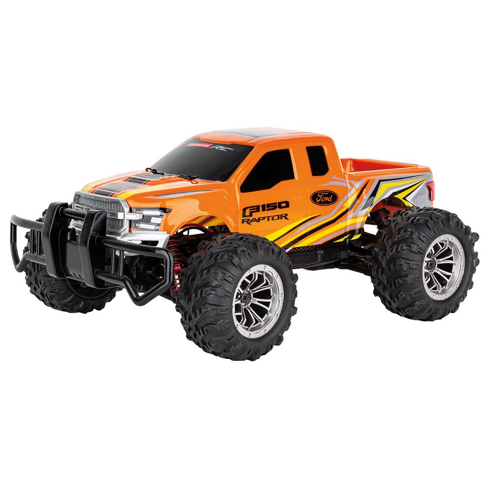 Carrera - Ford F150 Raptor RC Car Toy - Yellow