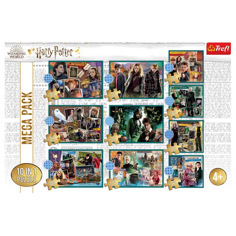 Harry Potter - 10-In-1 In The World Of Harry Potter Warner Puzzle - 329pcs